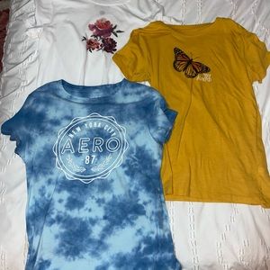 3 pack of aeropostale crew necks